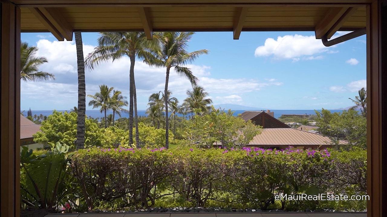 Ocean view from one of the homes in the upper section of Papali