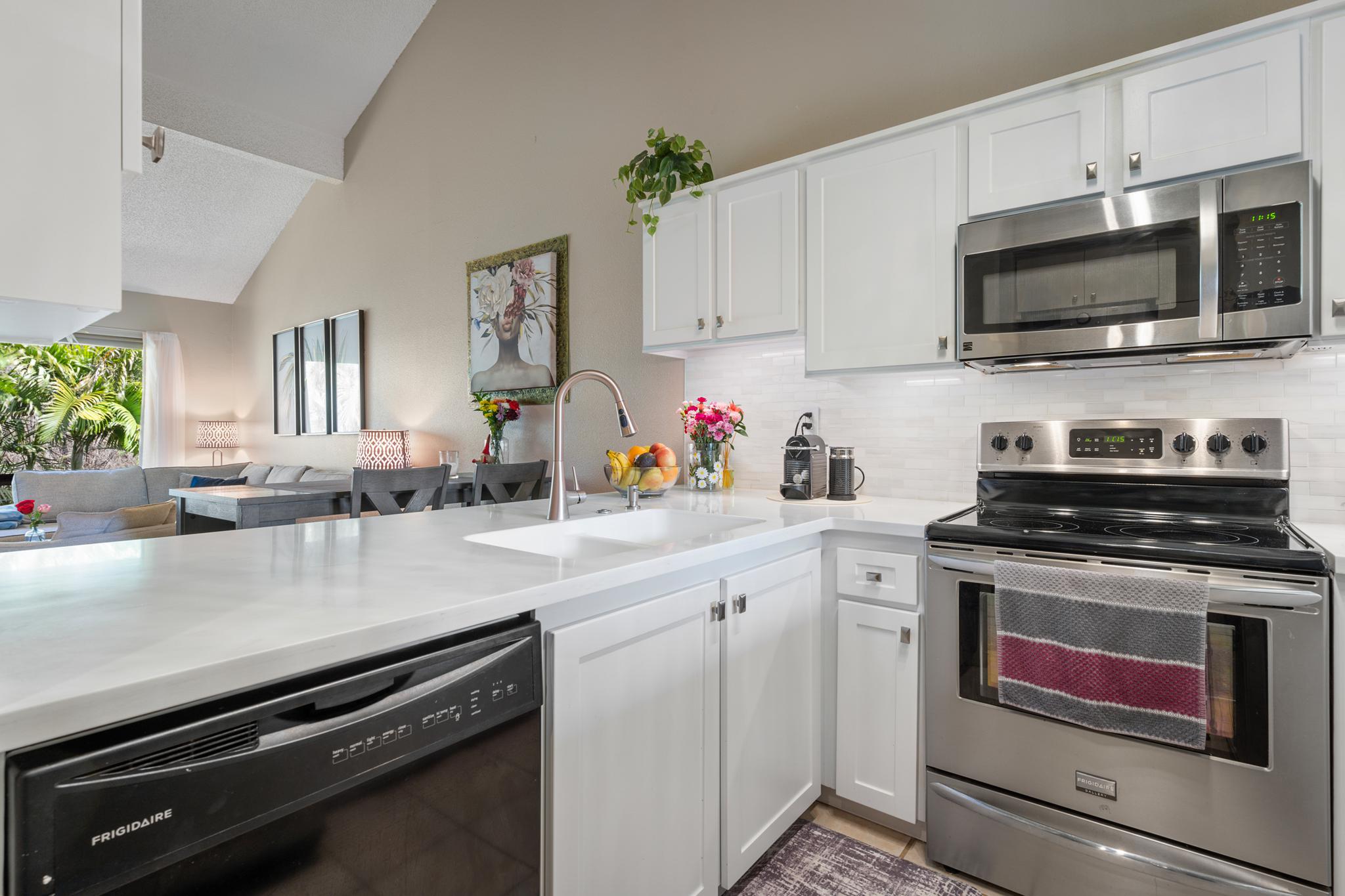 Upgraded kitchen: